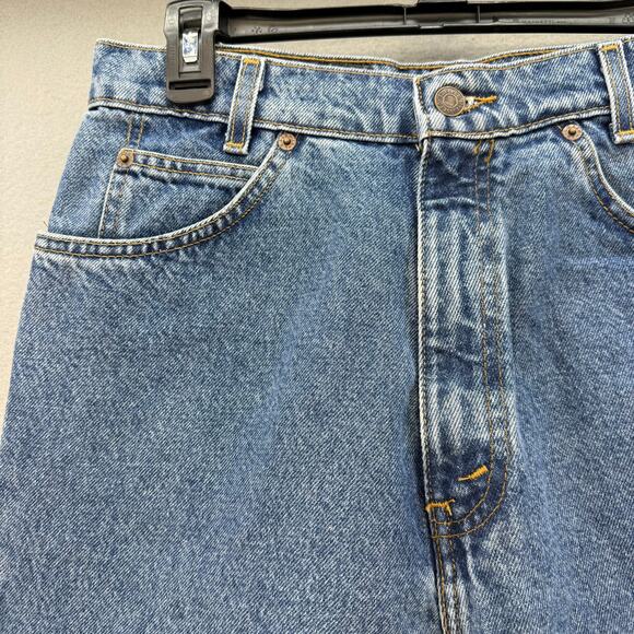 Levi's 550 Jeans Girls 18.5 Blue Relaxed Orange Tag Tapered Leg RARE VTG NWT - Picture 5 of 16